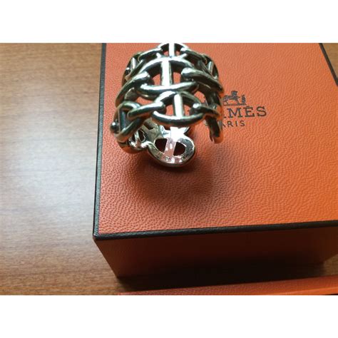 bague chaine d'ancre hermes